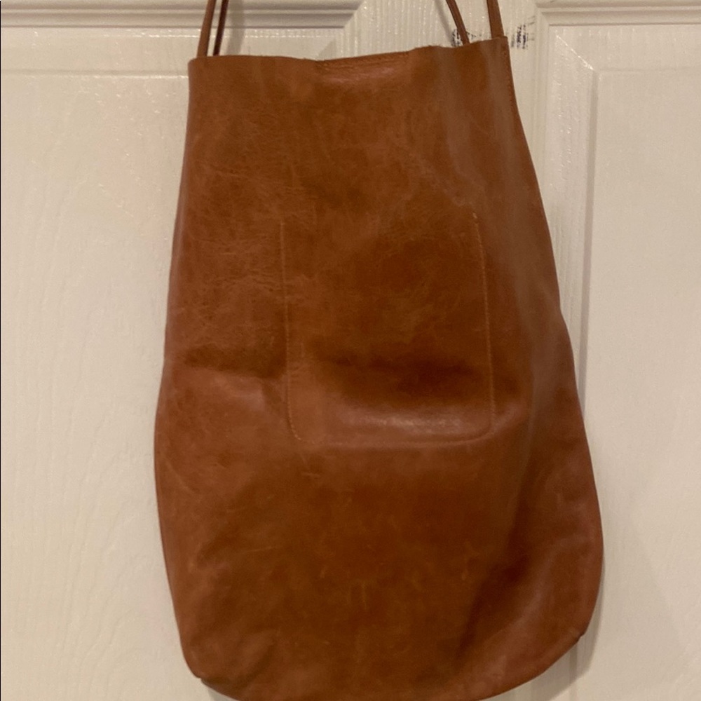 Brown Leather Shoulder Bag - Picture 3 of 4